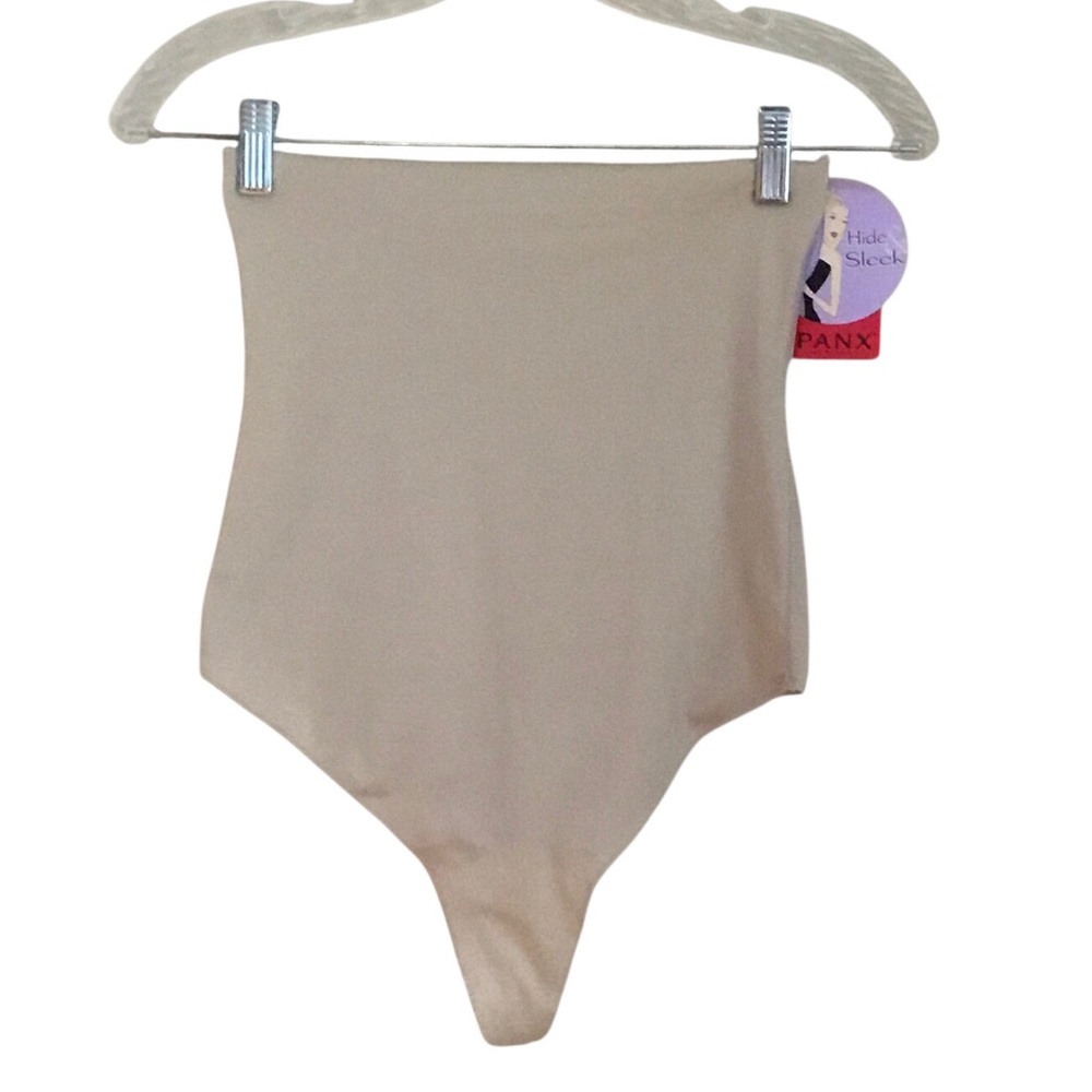 NEW SPANX Hi Rise Shaper Thong Nude